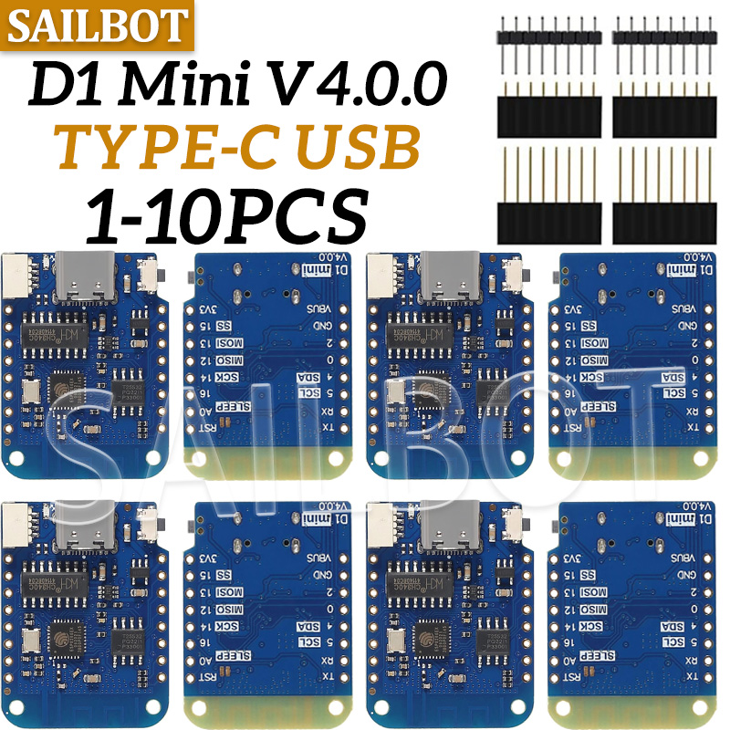 Esp8266 Nodemcu Board - 1-10PCS WeMos D1 미니 ESP8266 WIFI