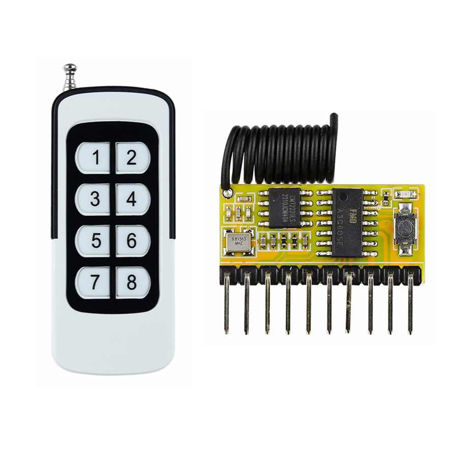433Mhz Receiver Module - 보안 모니터링 및 주변광 스위칭의 RF