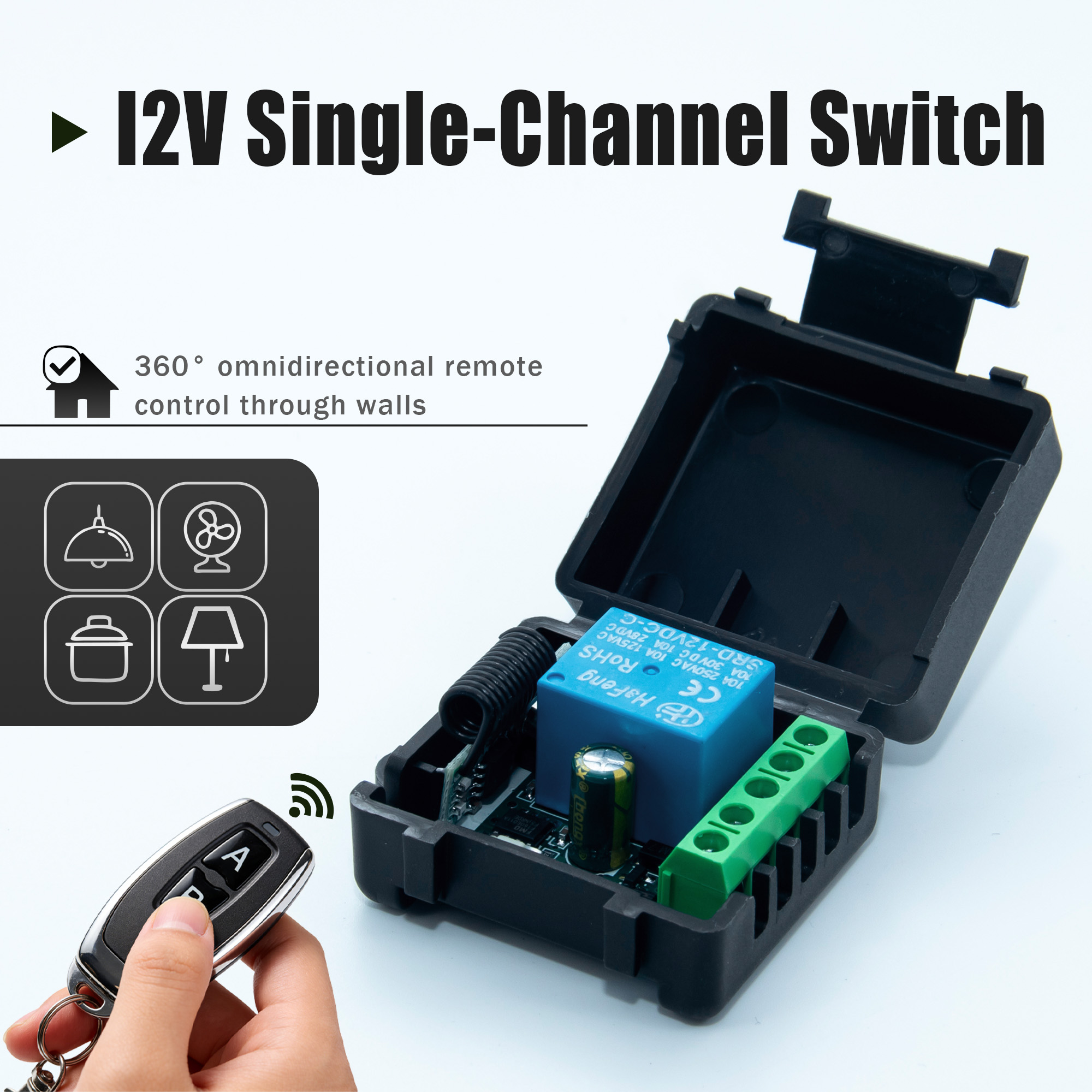 DC 12V 433MHz 무선 원격 제어 스위치 1CH - 433Mhz Receiver Module 리뷰 및 가격