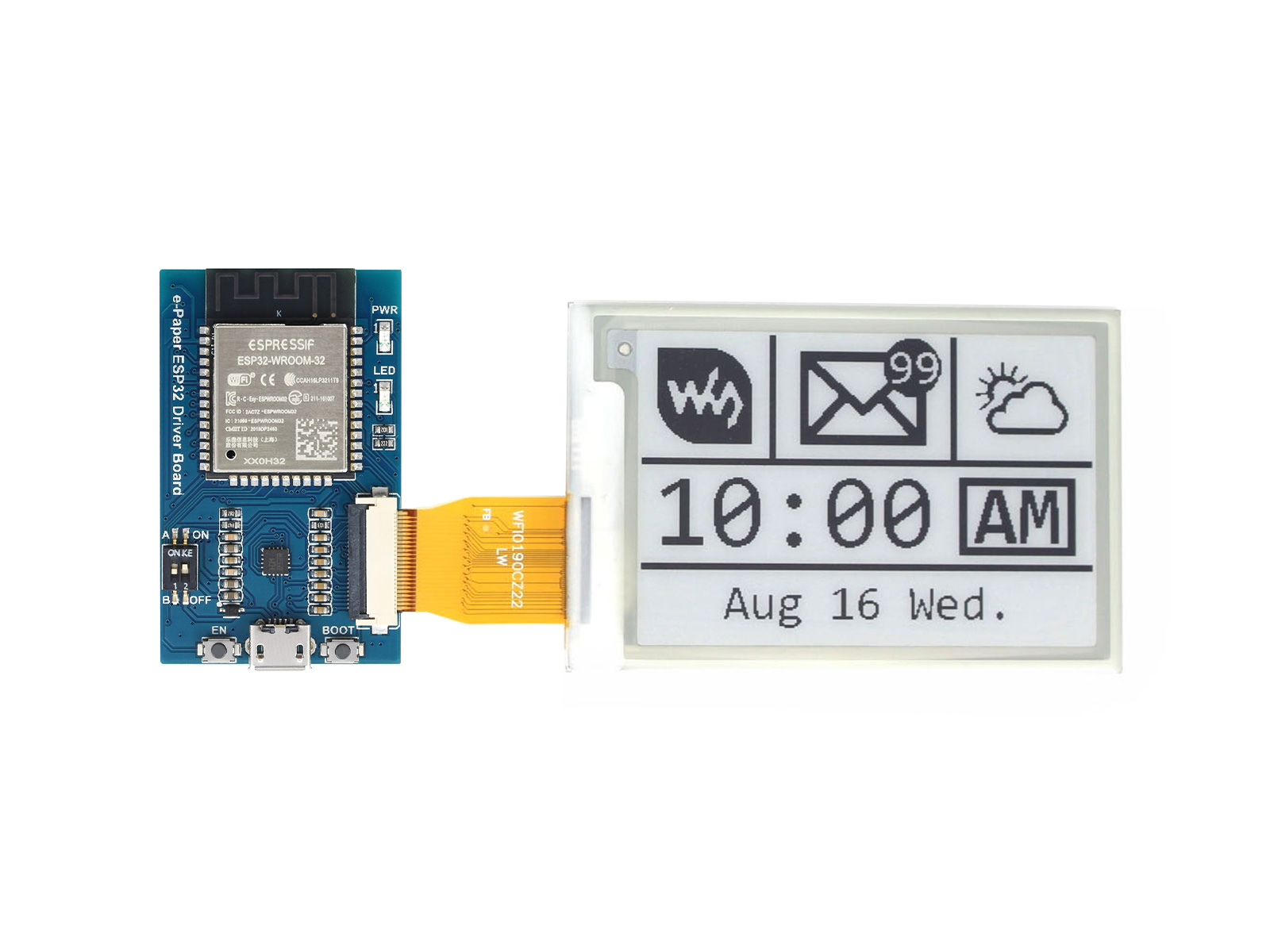 Waveshare ESP32 Waveshare SPI  - Display Epaper 2.9 리뷰 및 가격